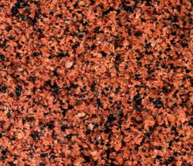 "Лізниківський граніт" - колір червоний з чорними вкрапленнями.