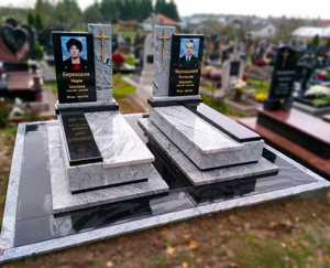 Виготовлення надмогильних європейських одинарних памятників. Львів. Виготовлення європейських одинарних надгробних памятників - Львів.
